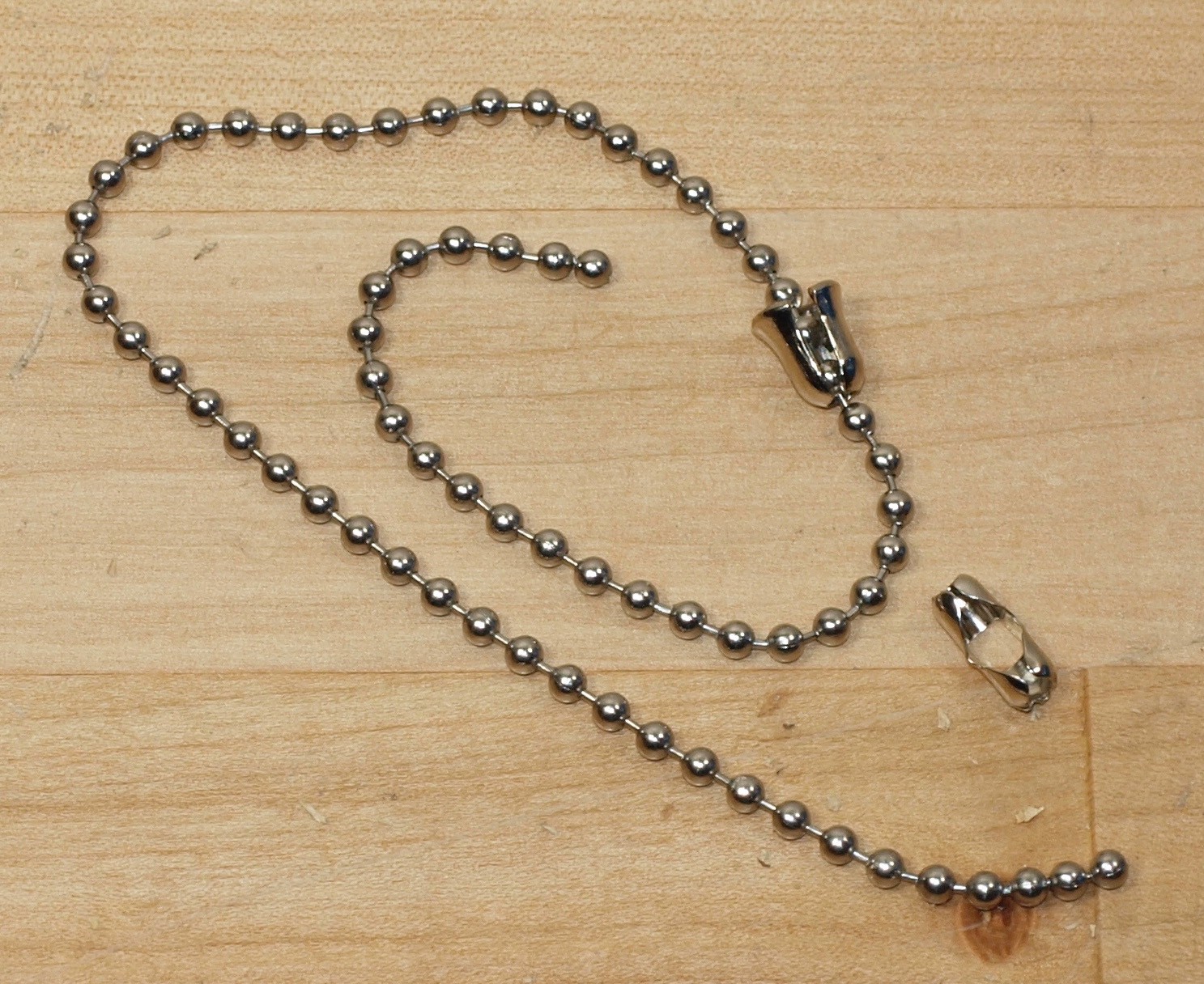 LEE Bulk Bead Chain-(AD1688)-NOS-w/Bell-NO CLASP