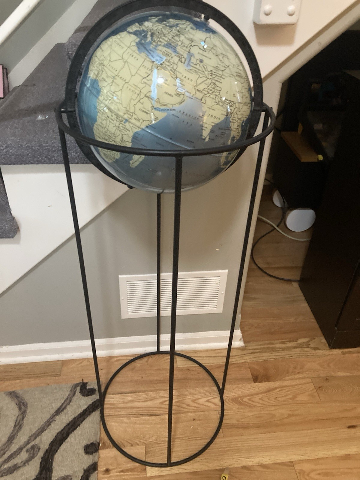 Art Line Globes series Millennium Edition Model 2000 Blue On Floor Stand *NICE*