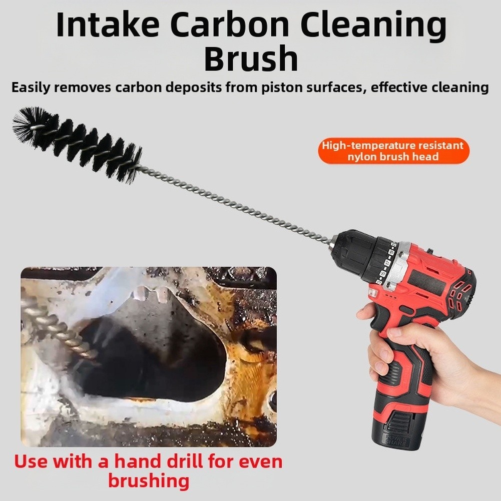 Power Drill Compatible Nylon Brush for Car Engine Intake Valve Carbon Cleaning