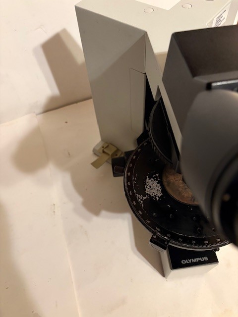 Olympus BX40 POL Polarizing Trinocular Microscope Full Wave Plate