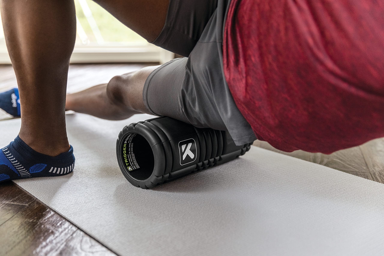TRIGGERPOINT Performance Therapy Grid Foam Roller for Exercise Deep Tissue