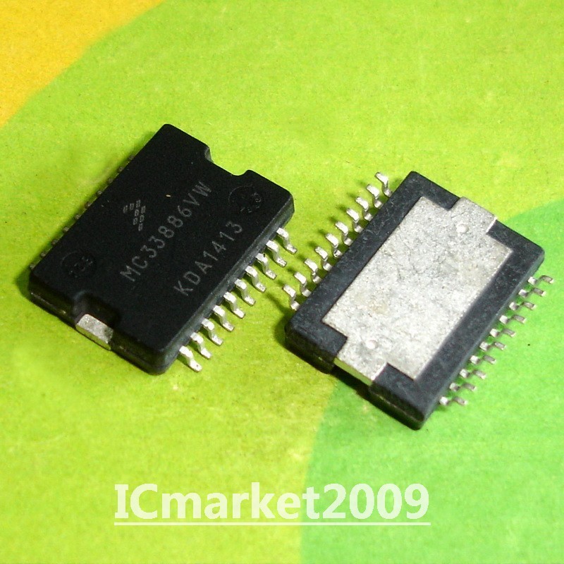 2 PCS MC33886VW HSOP-20 MC33886 5.0 A H-Bridge Motor Driver Chip IC