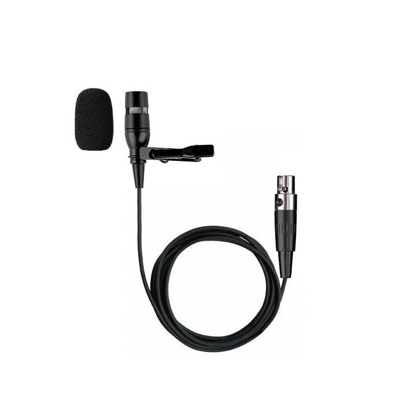 Lavalier Lapel mic for Shure PG1 PGX1 Wireless Mic Bodypack Transmitter Black
