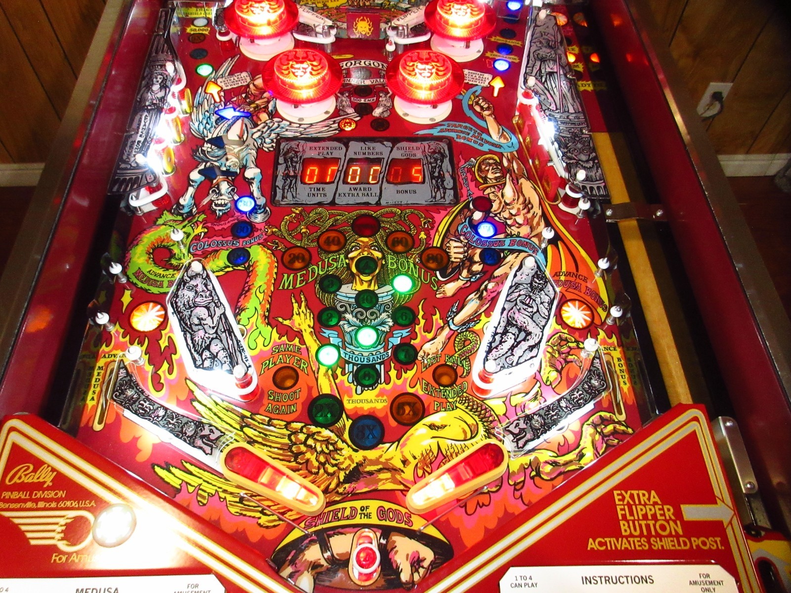 Bally 🐍 MEDUSA 🐍 Pinball Machine 👀 FULLY RESTORED 👀