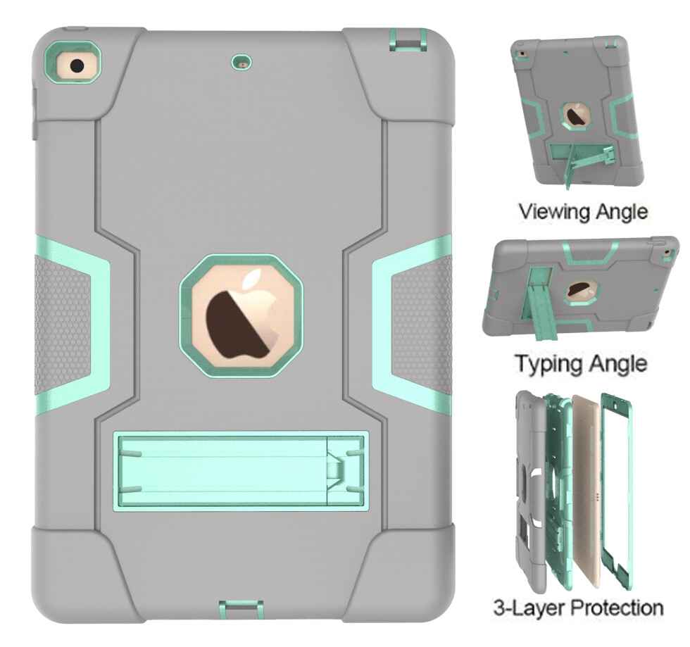 For iPad Mini 1 2 3 4 5 7.9"Gen Kids Hard Heavy Duty Shockproof Case Stand Cover