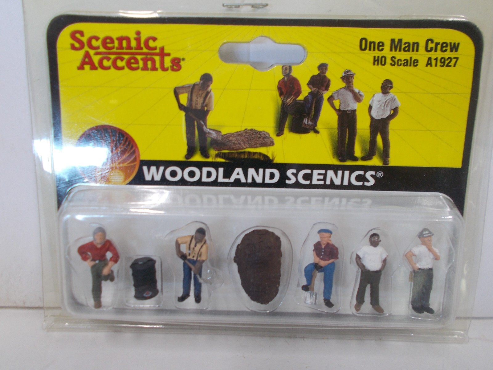 WOOSLAND SCENIC ACCENTS # A1927 ~ ONE MAN CREW ~HO SCALE