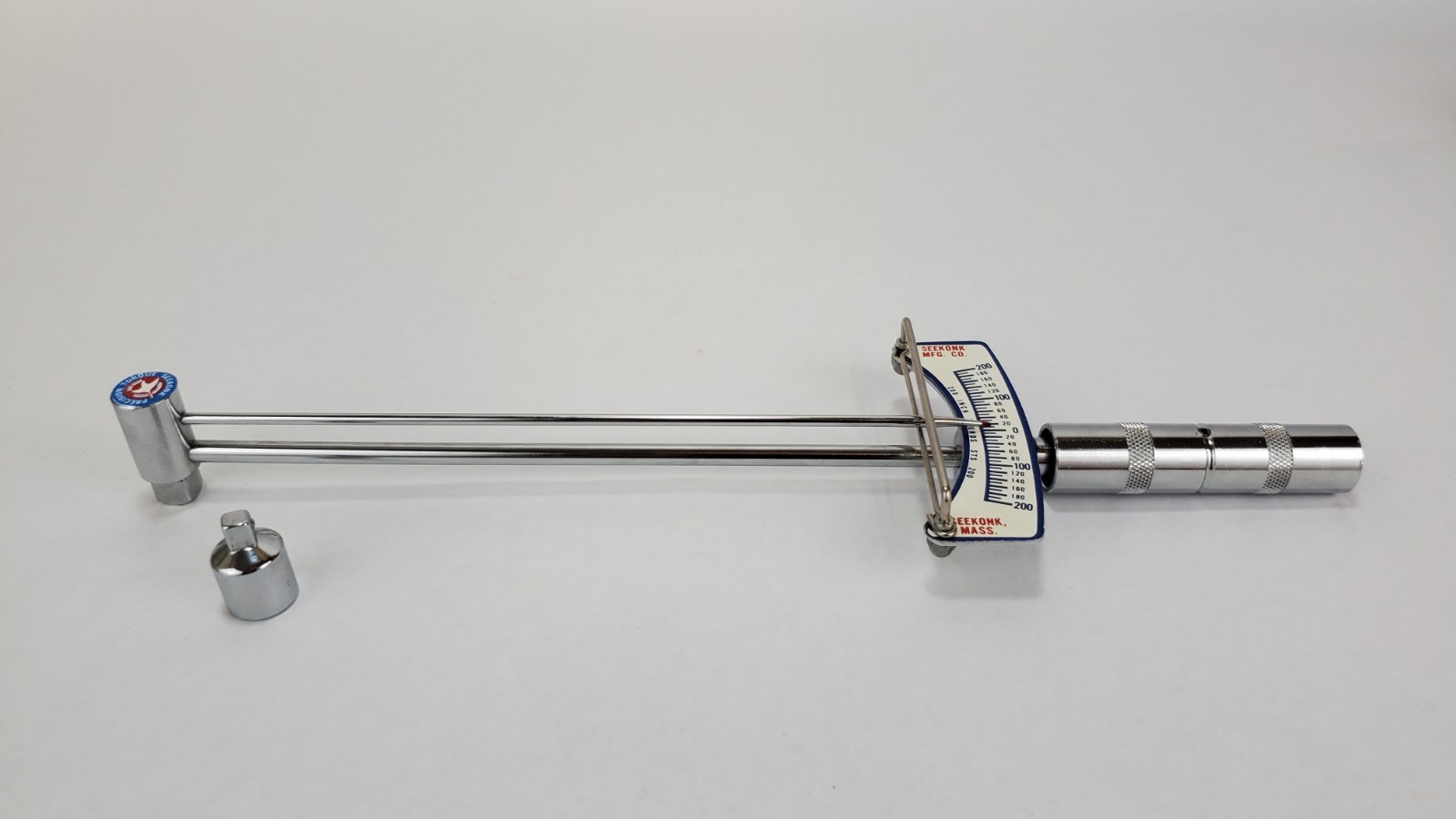 Seekonk STS‑200 Torque Wrench 0–200 in‑lb – USA – 1997 Cal – PROTO 5255 Adapter