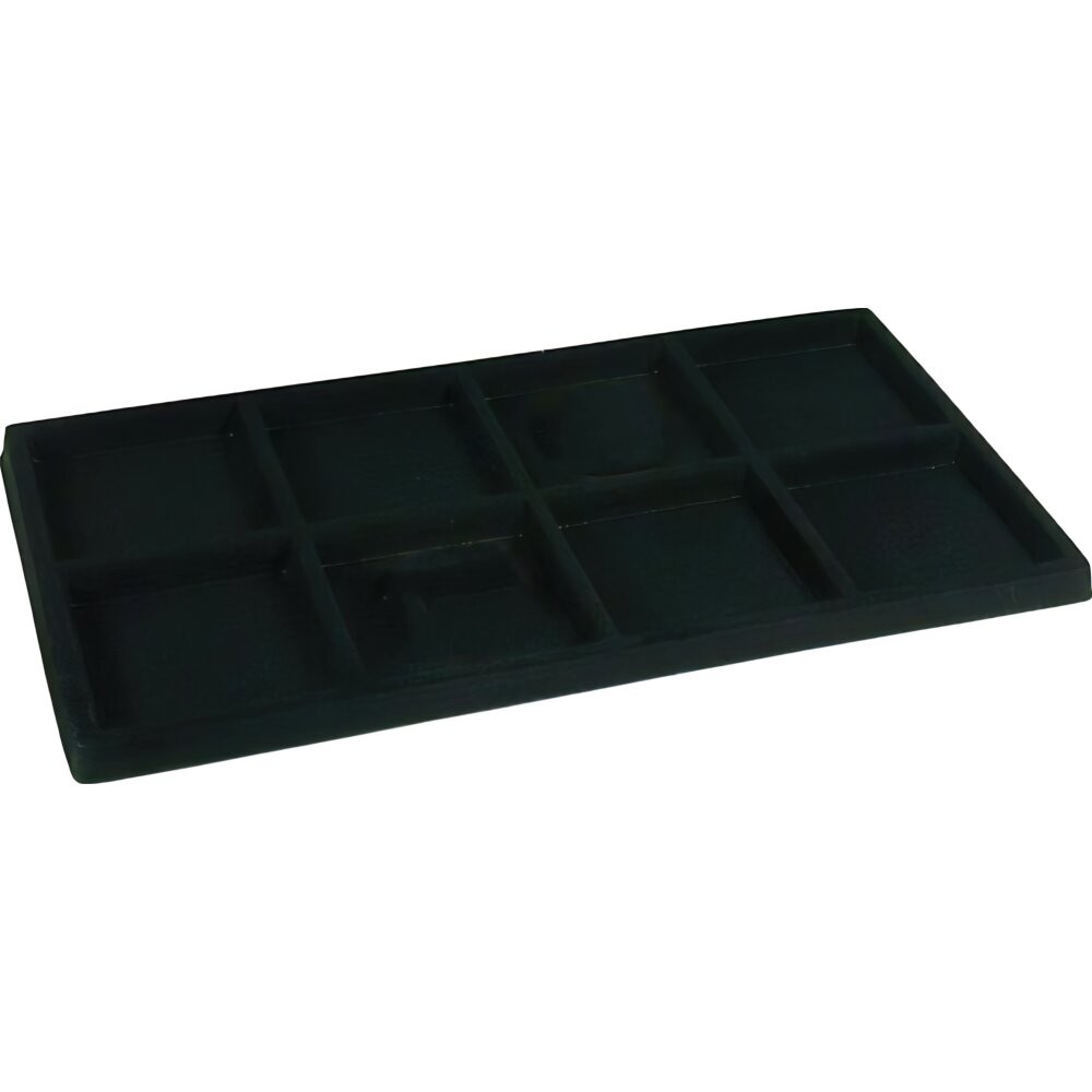 5 Beige 8 Compartment Display Tray Inserts