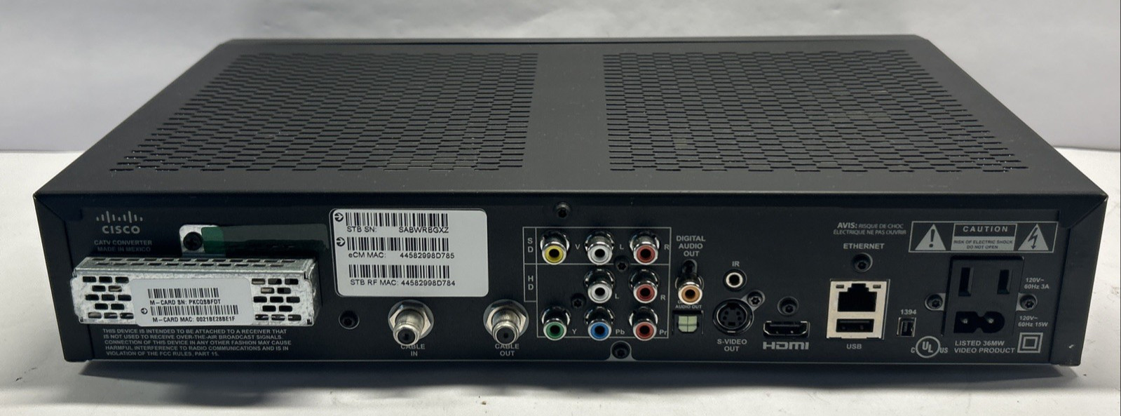 Cisco Explorer 4642HD Cable CATV Receiver with HDMI cable