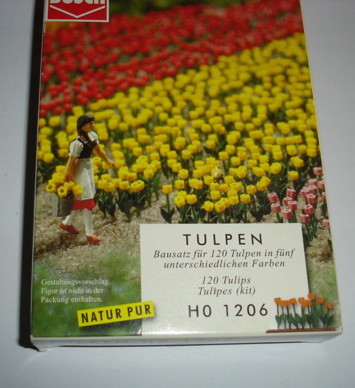 Busch HO 1206 Tulips - Variety of Colors pkg(120) - Natur Pur