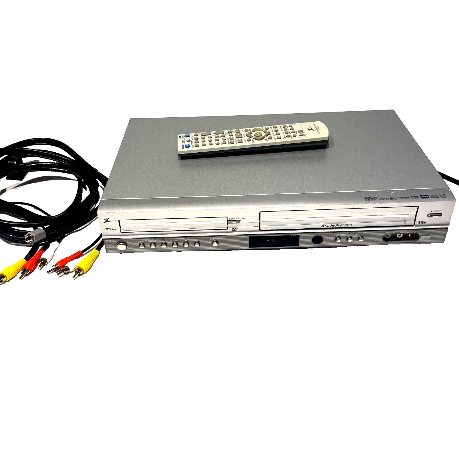 Zenith #XBV442 DVD & VHS Cass Recorder W/Remote Comes W/58 VHS Cass & 130 DVDs