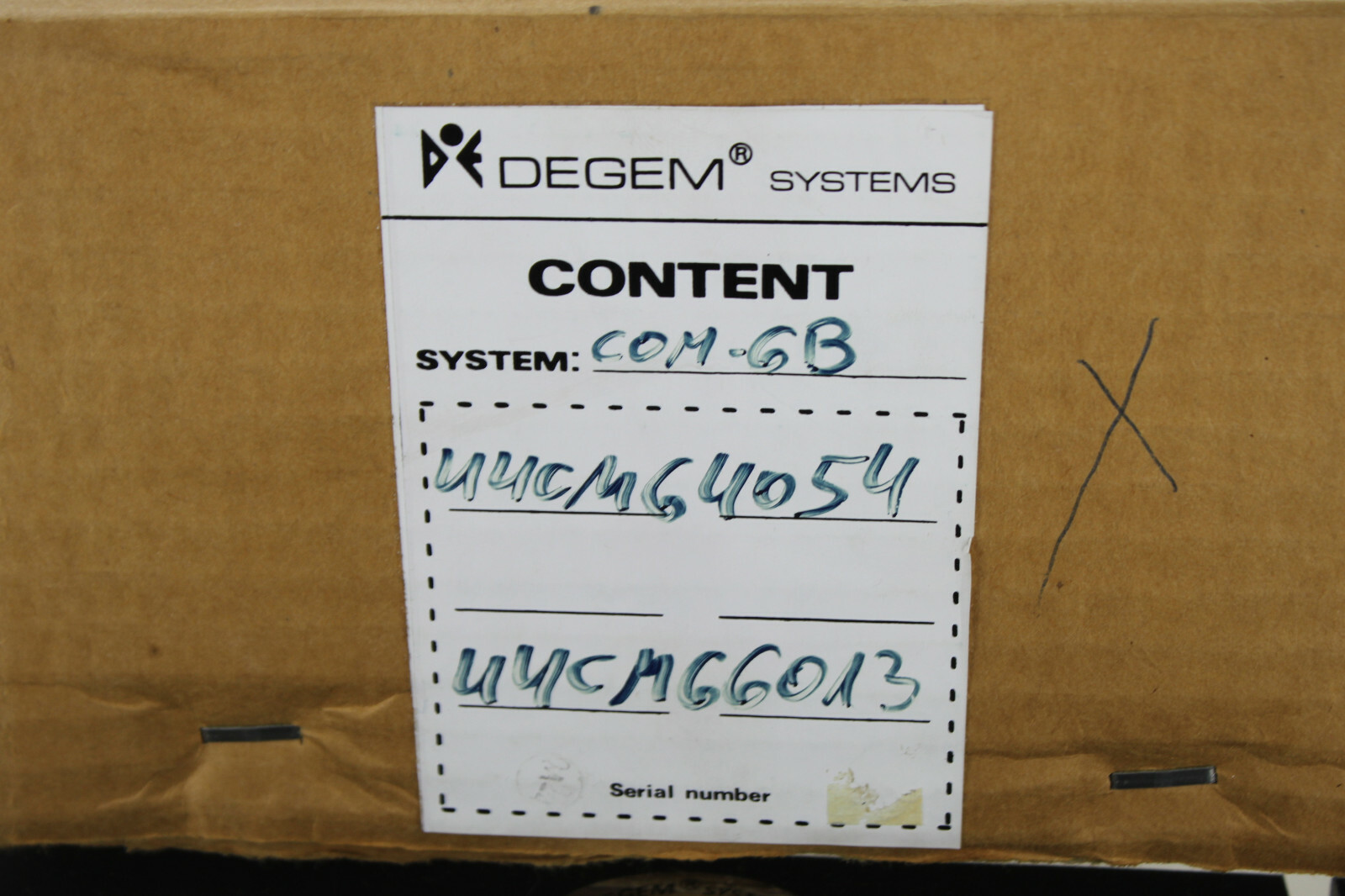DEGEM SYSTEMS UNITCOM 6B PCM MODULATOR DEMODULATOR OUT PUT CIRCUITS