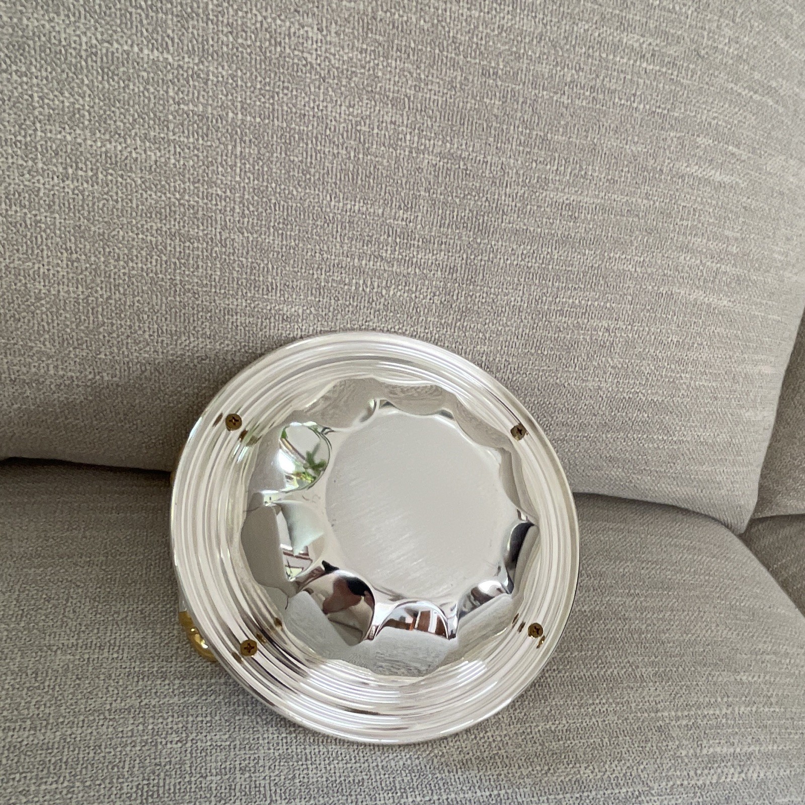 Silver Plated Handled Bowl, Silver Plate Material