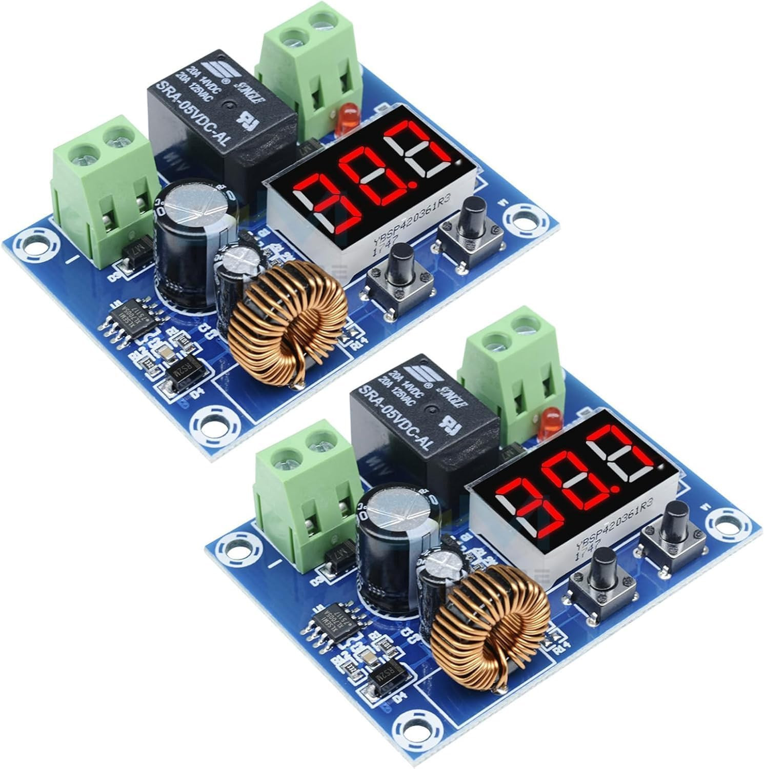 Digital Low Voltage Protector 12V-36V Disconnect Switch Cut Off Over Discharg...