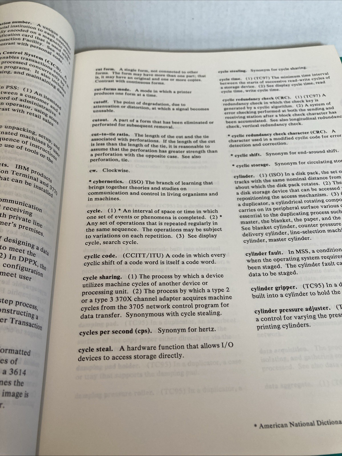 IBM Vocabulary for Data Processing, Telecommunications& Office Systems 7 Edition