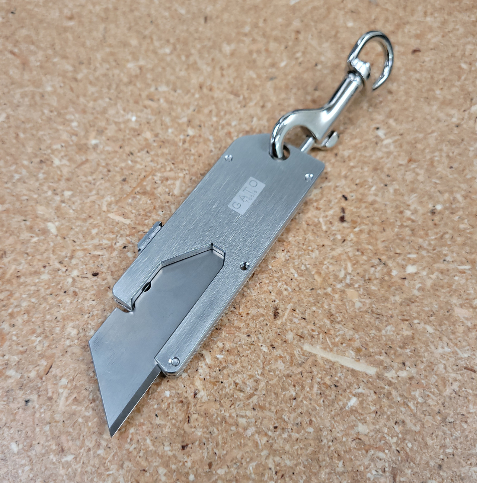 Stainless Steel Pocket Utility Knife Box and Bag Cutter - EDC Keychain Tool