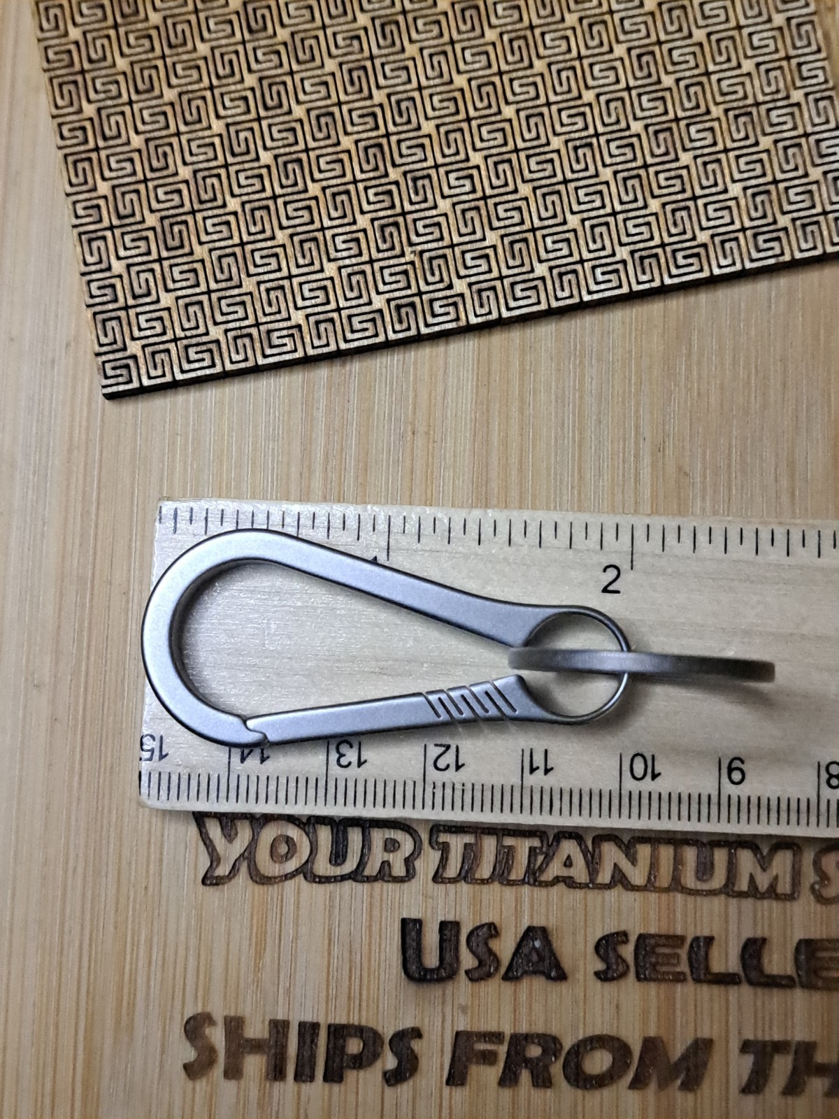 EDC Titanium Carabiner Keychain