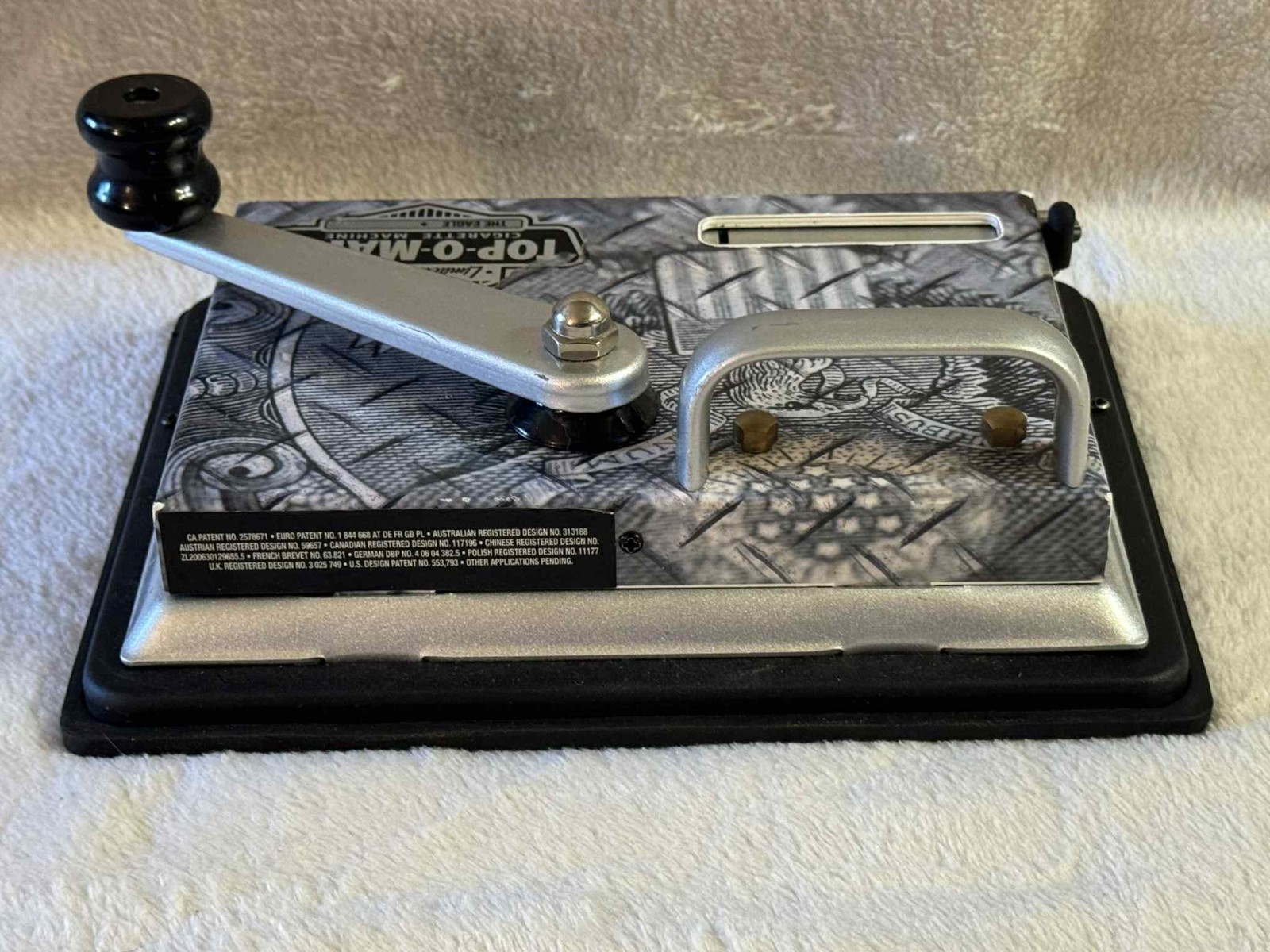 Top-O-Matic Cigarette Rolling Machine Limited Edition- Top-O-Matic The EAGLE