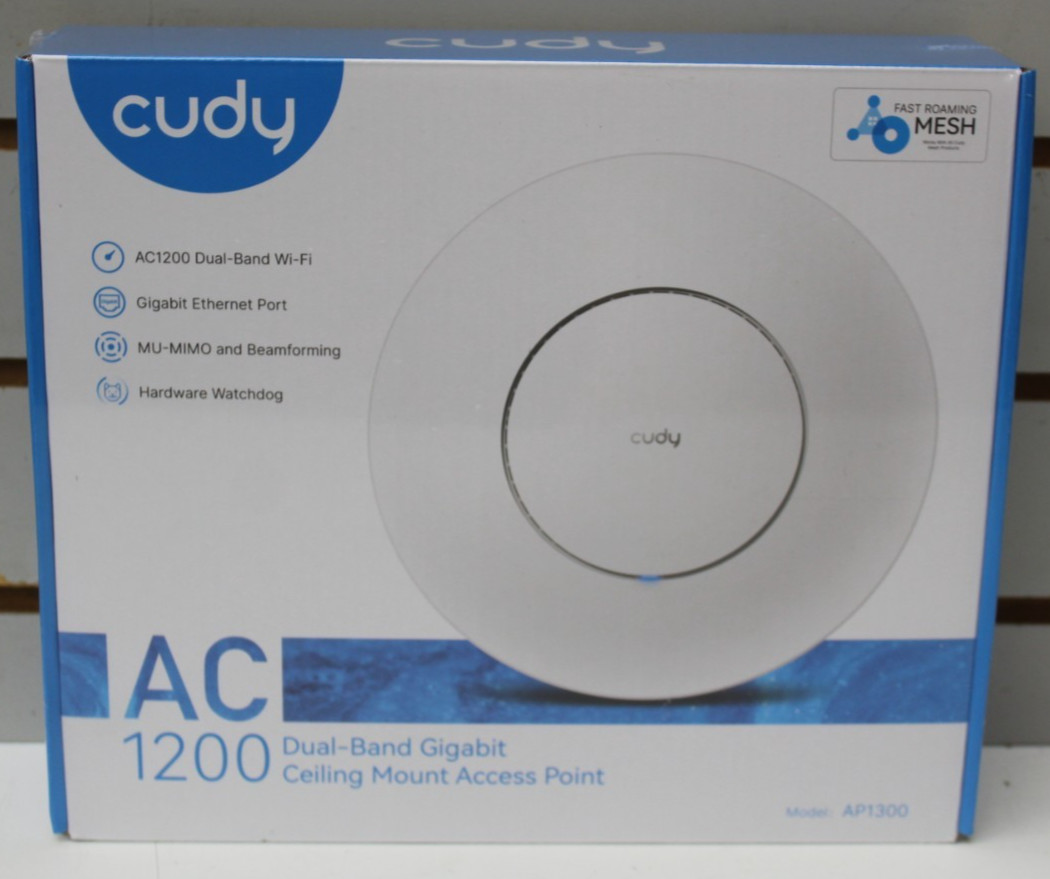Cudy AC1200 Gigabit Wireless Access Point, Gigabit RJ45, Business Wi-fi Solution
