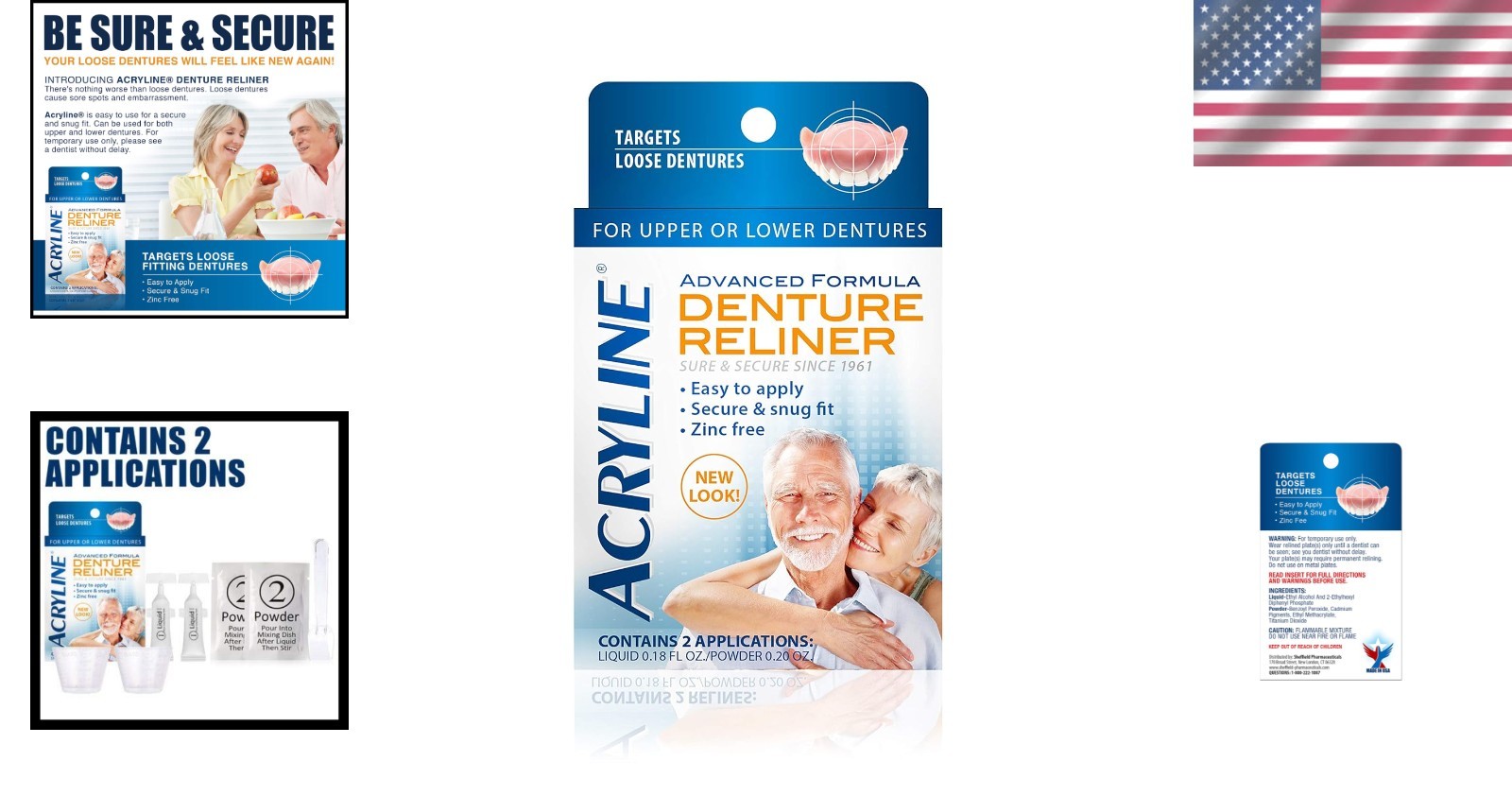 Denture Security Enhanced: Advanced Reliner for Upper & Lower Dentures, Easy Use