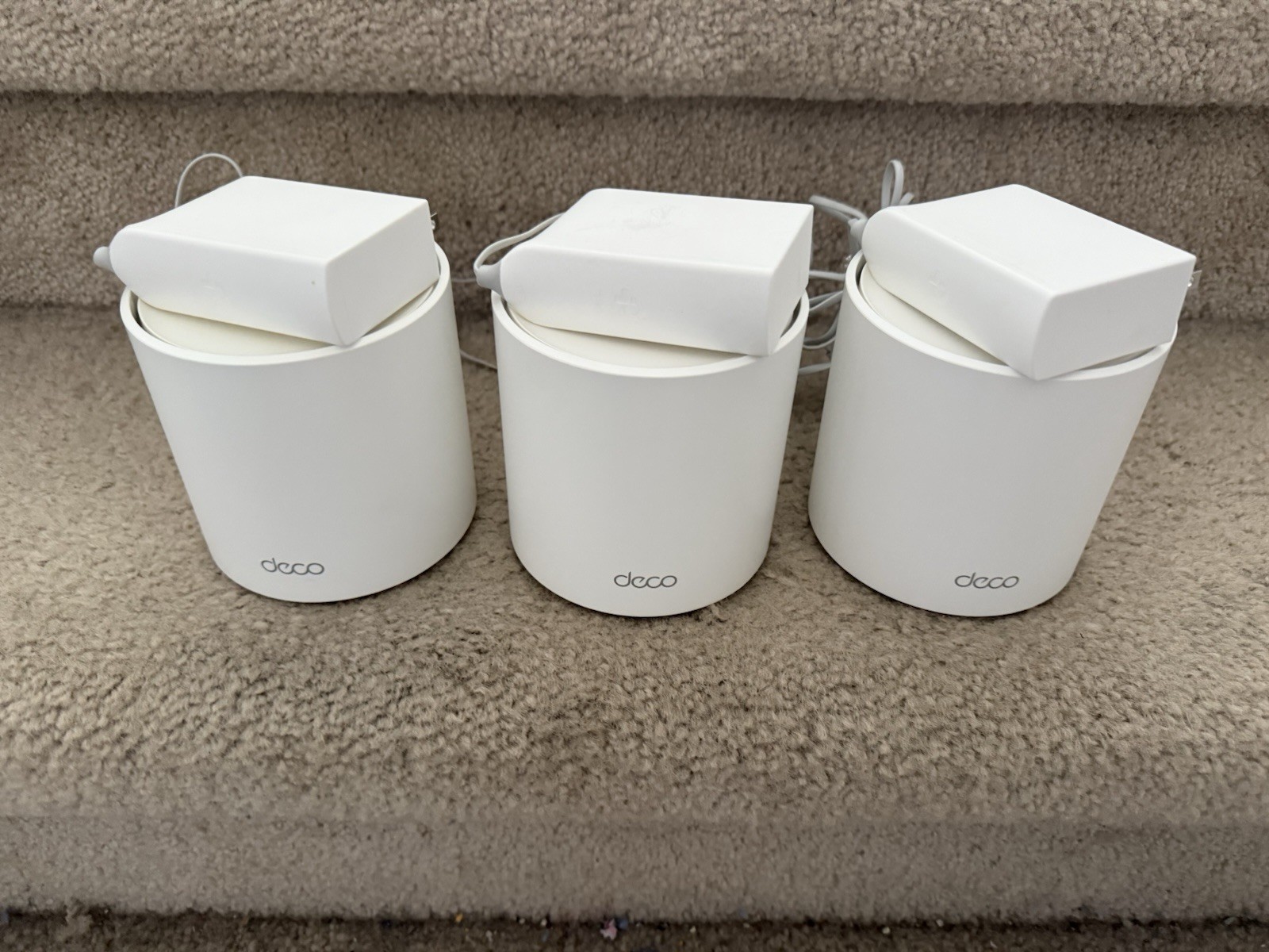 3-TP-Link Deco X60 AX3000 Wi-Fi-6 Router Mesh Hardware Version 4.6 Works Perfect