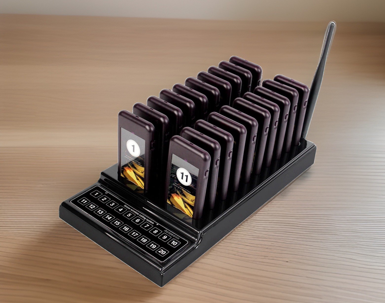 NEW Retekess T111 Restaurant 20 Coaster Wireless Paging Queuing Calling System