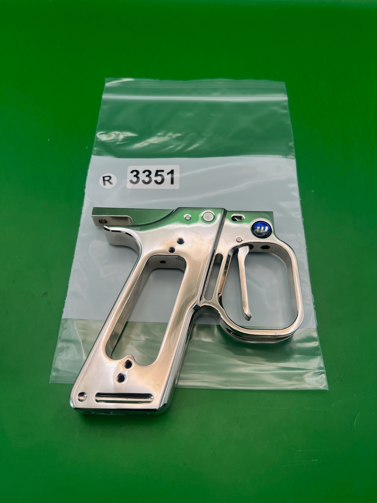 WGP Autococker Hinge Paintball Marker Frame -Silver