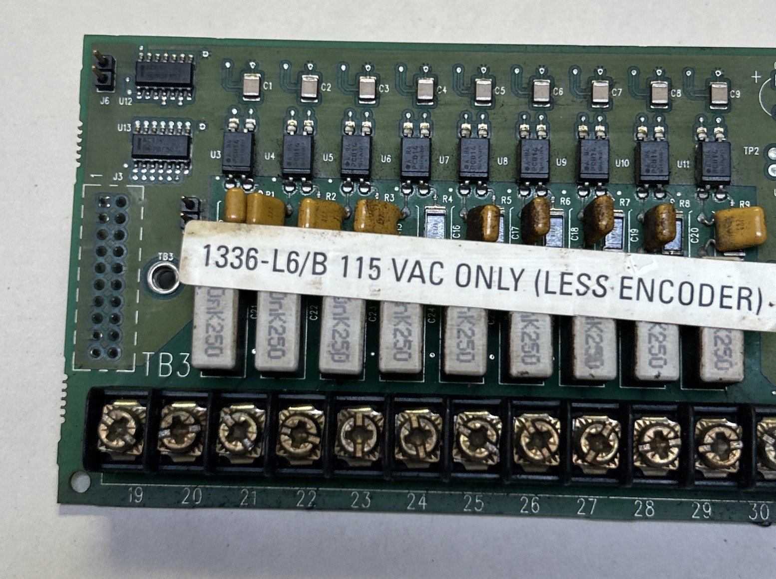 ALLEN BRADLEY,193396,ENCODER TERMINAL CIRCUIT BOARD