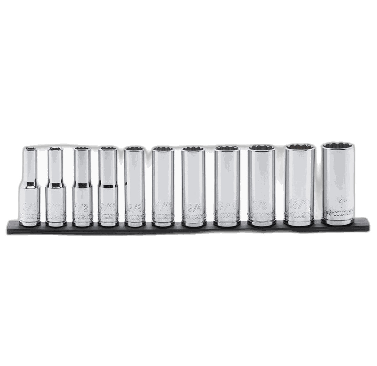 Husky 1/2 in. Drive Deep SAE Socket Set (11-Piece)