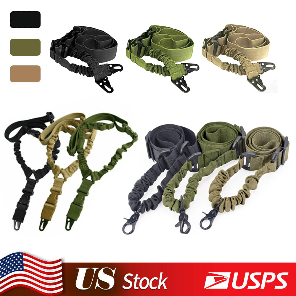 Tactical Gun Rifle Sling Strap 1 Single Point / 2 Point /3 Point Adjustable Belt