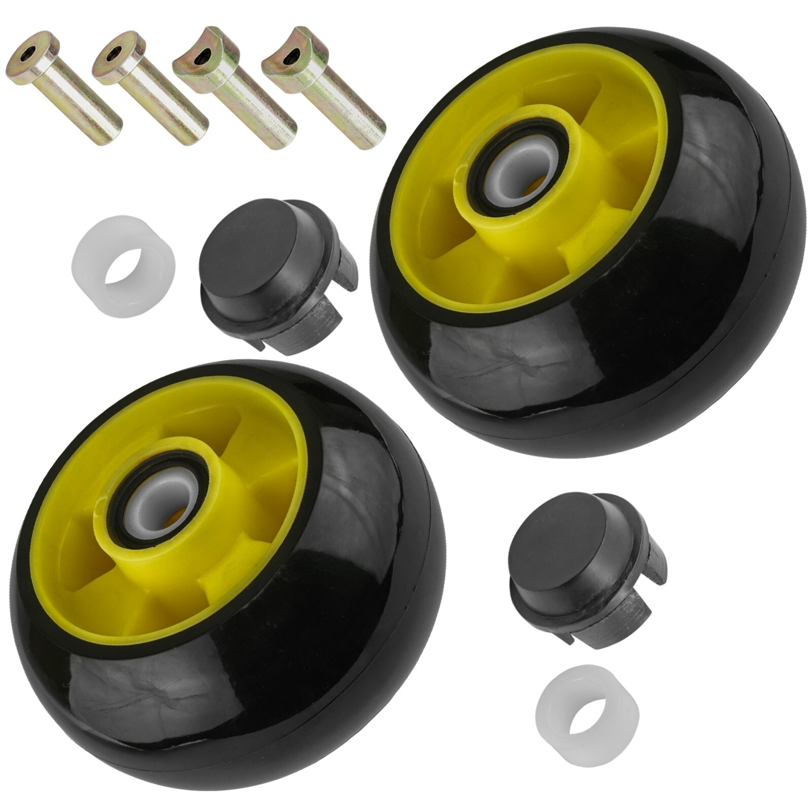 Deck Wheel Kit w/Hub for John Deere GT225 GT235 GT245 48" 54" Deck AM125172 2x