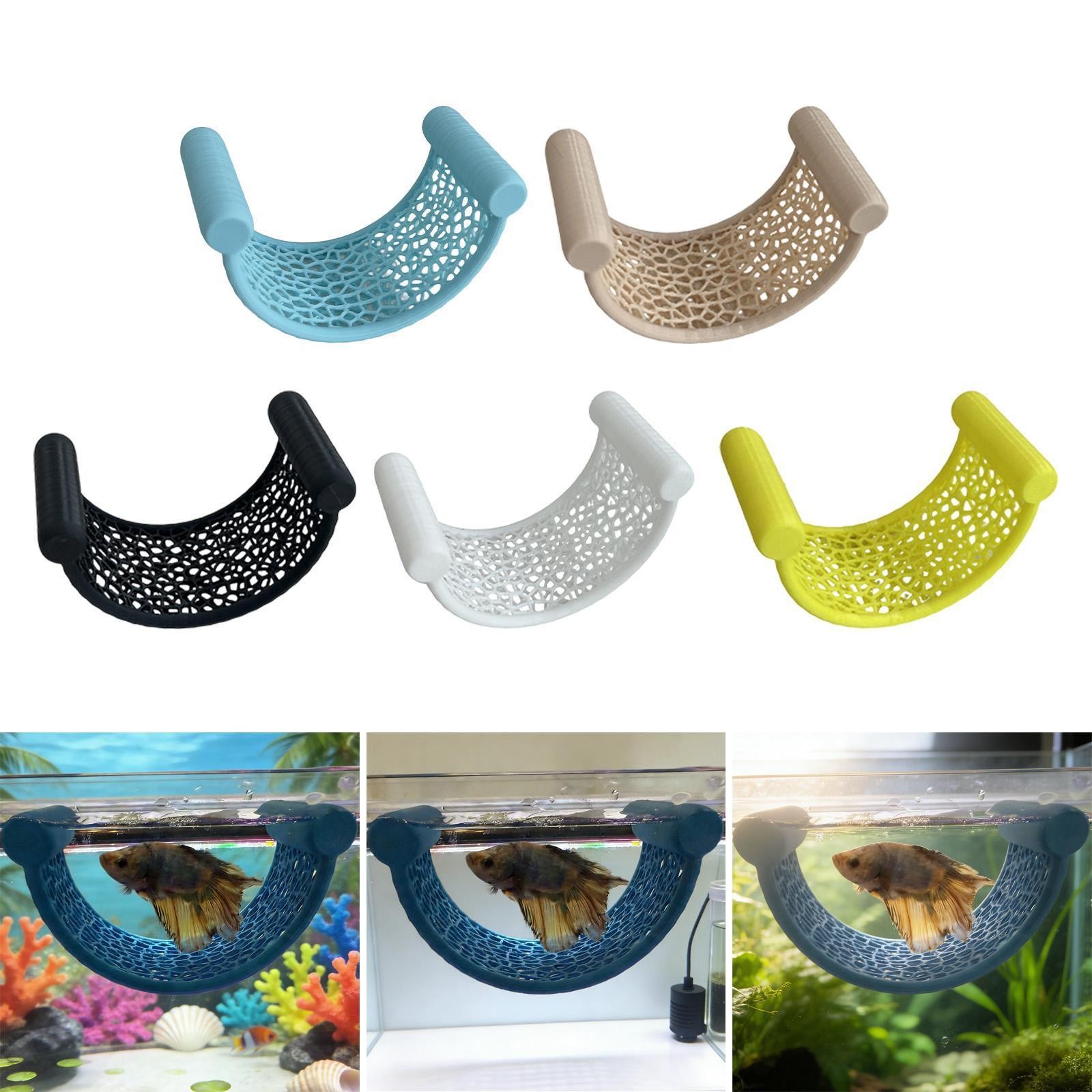 Floating Betta Hammock Tank Accessories Hollow Decorative Toy Floating Rest