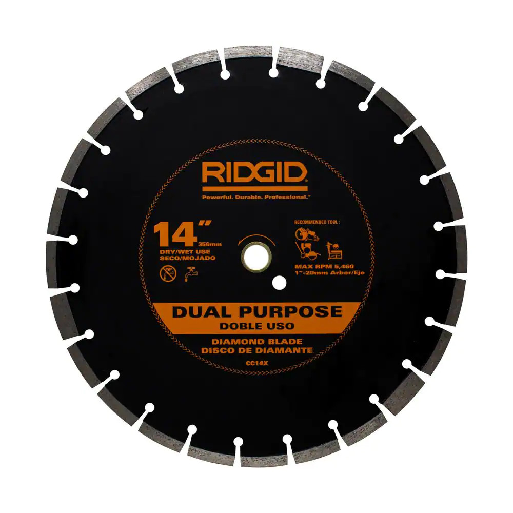 14 In. Dual-Purpose Walk-Behind Saw Diamond Blade