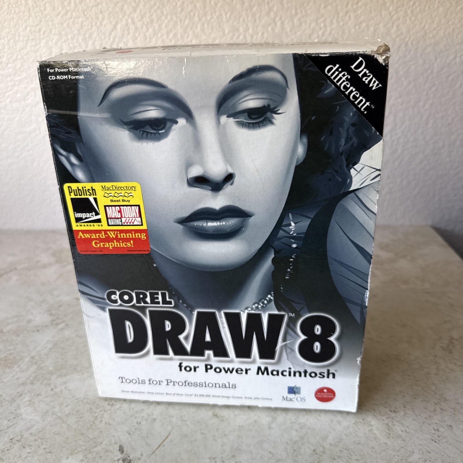 Corel Draw 8 Power Macintosh Software Complete CDs & User Manuals