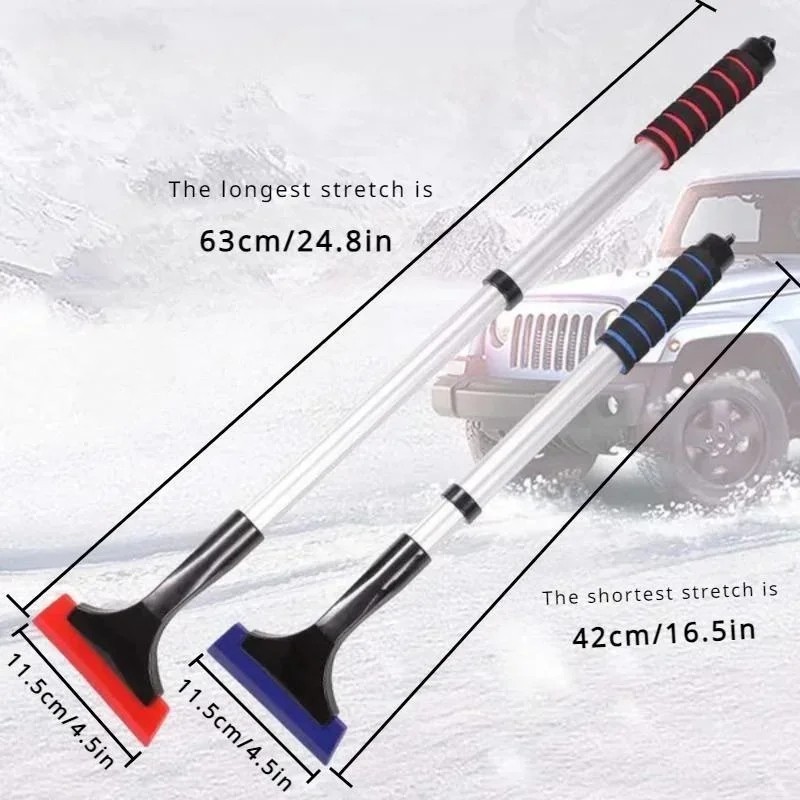 Extendable Car Snow Brush Ice Scraper Telescopic Windshield Snow Shovel