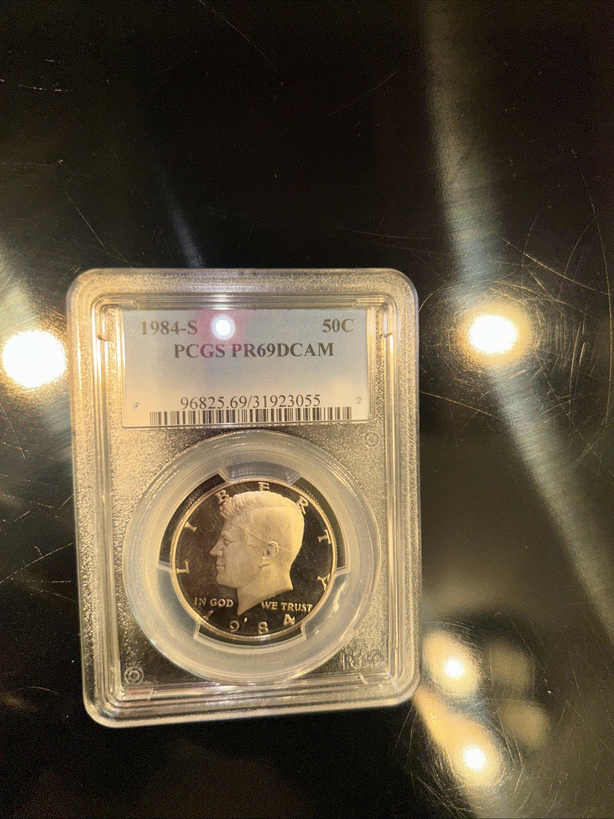 1984 S 50C Kennedy Half Dollar Proof PCGS PR69DCAM