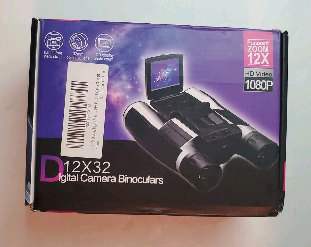 Digital Camera Binoculars Puissant Zoom 12X32 Preowned