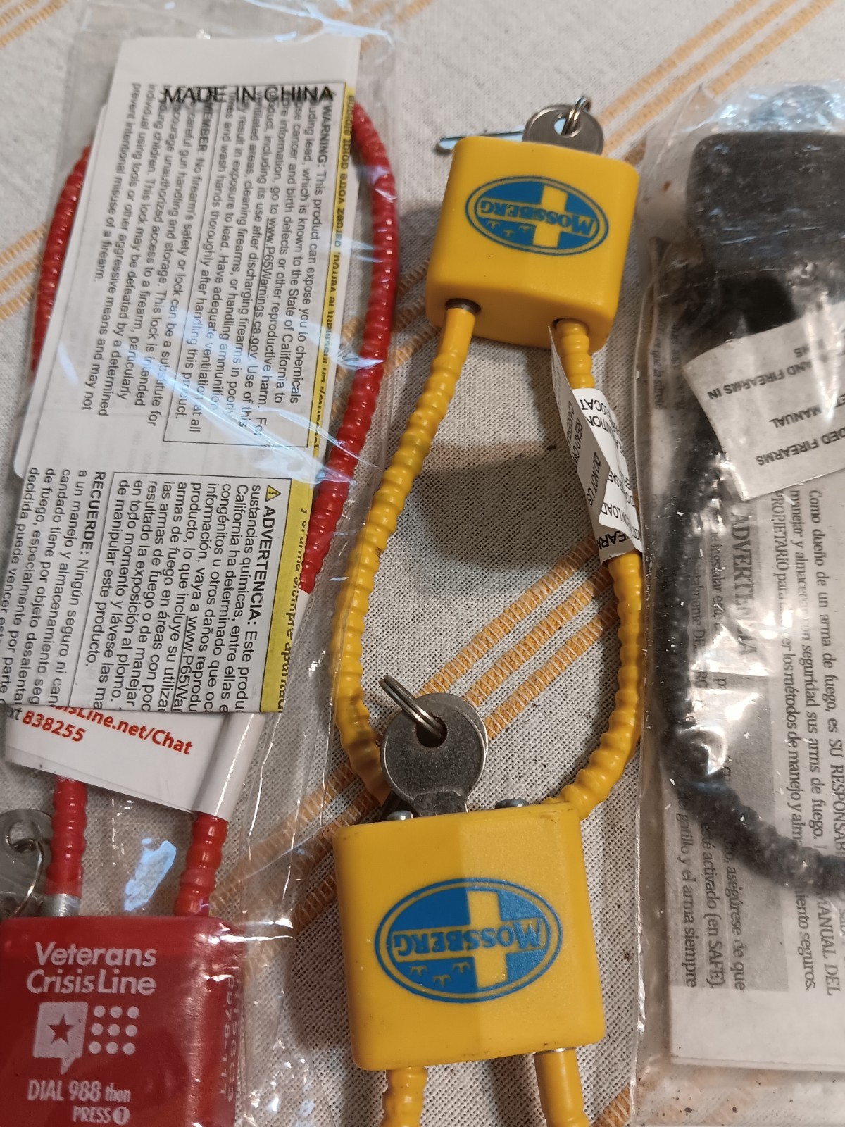 Five Gun Lock With Keys