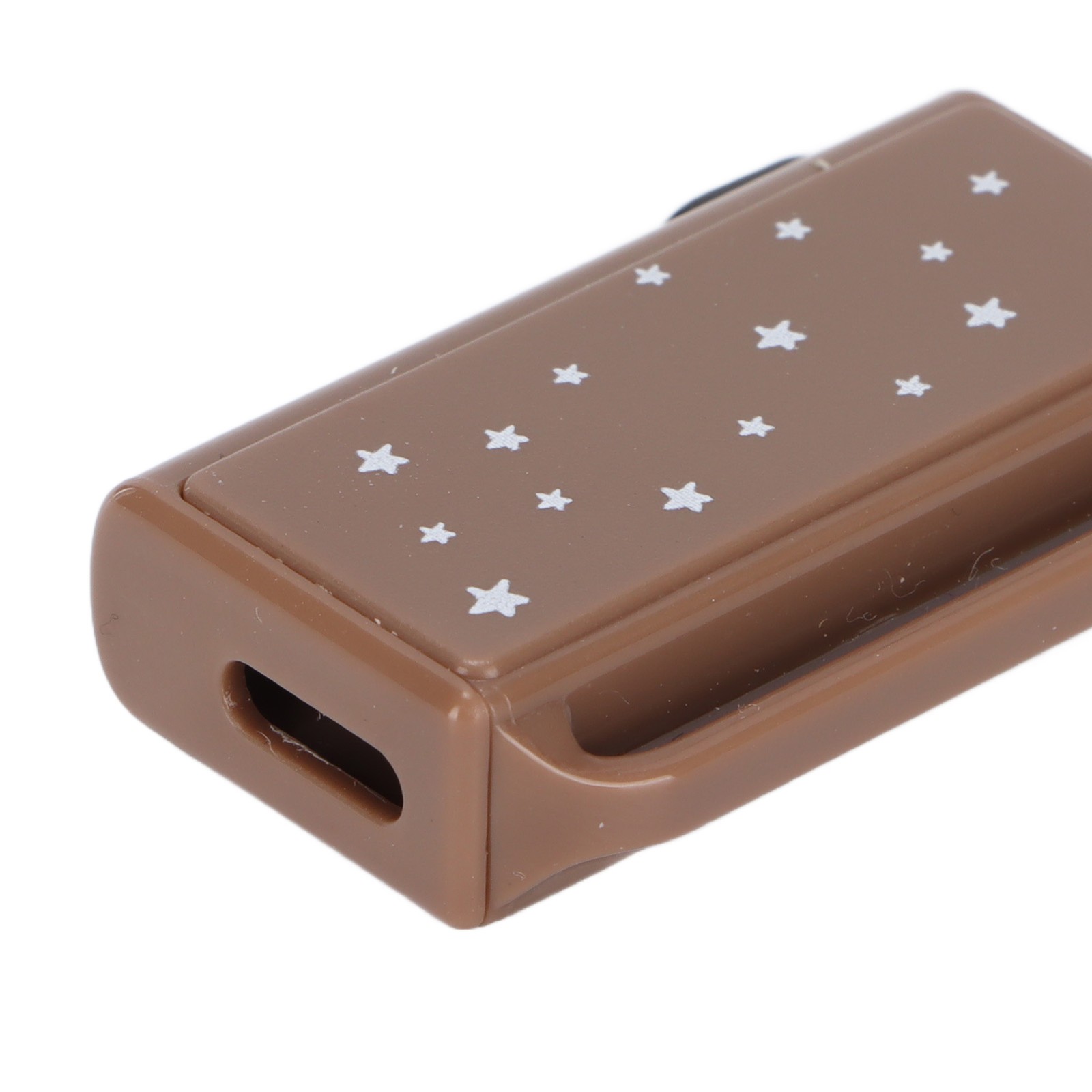 Flash Disk Portable Tea Brown Palstic Push Pull Thumb Memory Stick For