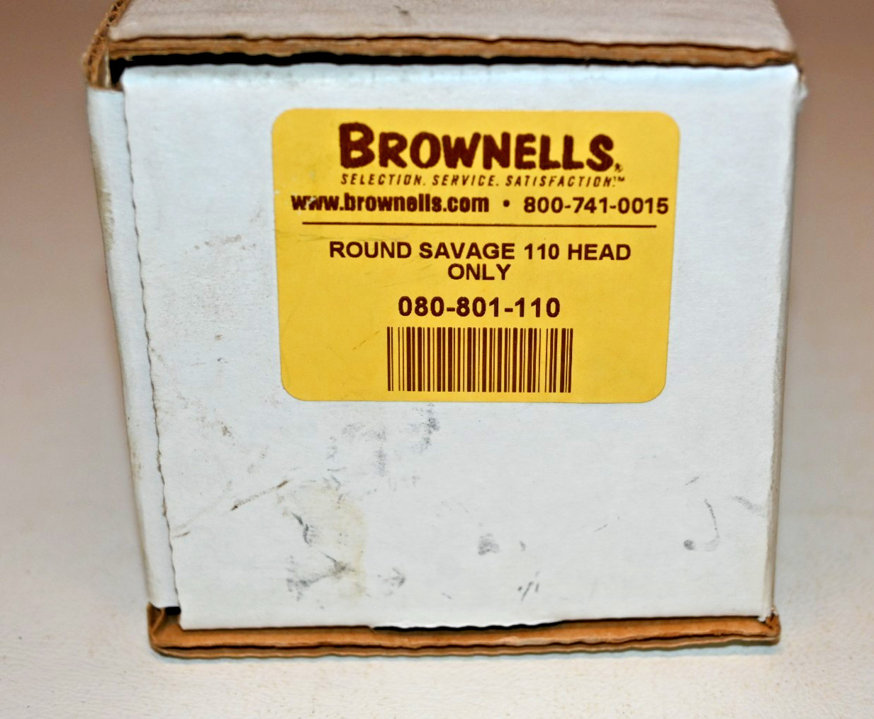 Brownells Round Savage 110 Head Only in Original Box with Paperwork