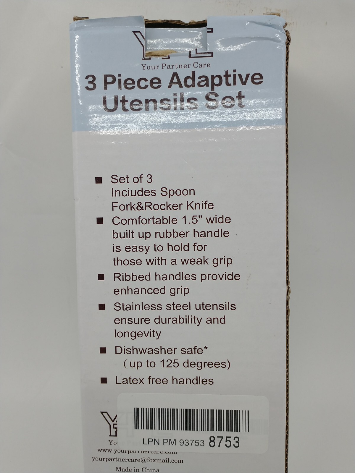YPC Brand 3 Piece Adaptive Utensil Set