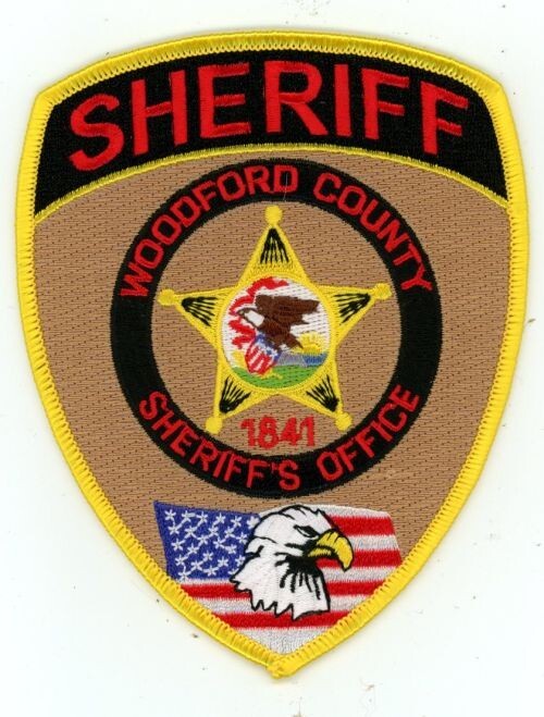ILLINOIS IL WOODFORD COUNTY SHERIFF OFFICE NICE SHOULDER PATCH POLICE