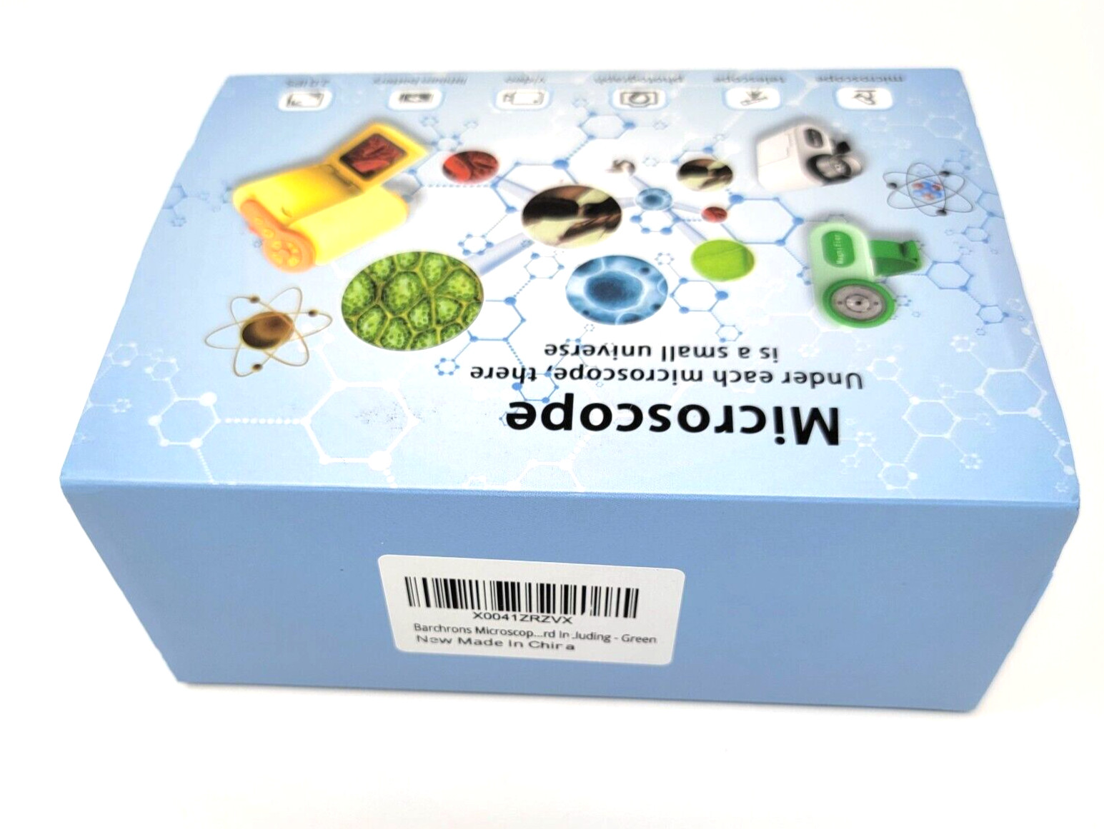 Handheld Microscope for Kids 1000x Pocket Microscope Camera w/ 6 Adjustable Led