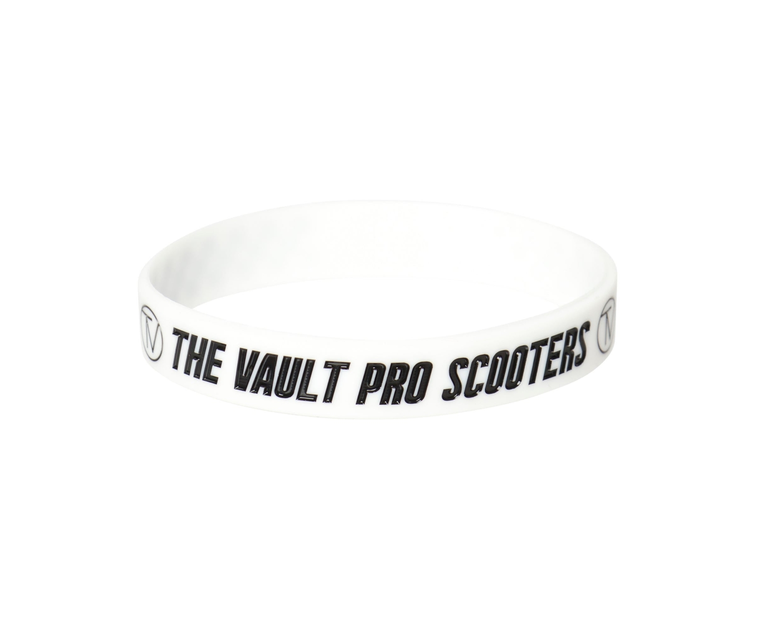 TV Checkered Wristband - White Pro Scooter Team Accessory