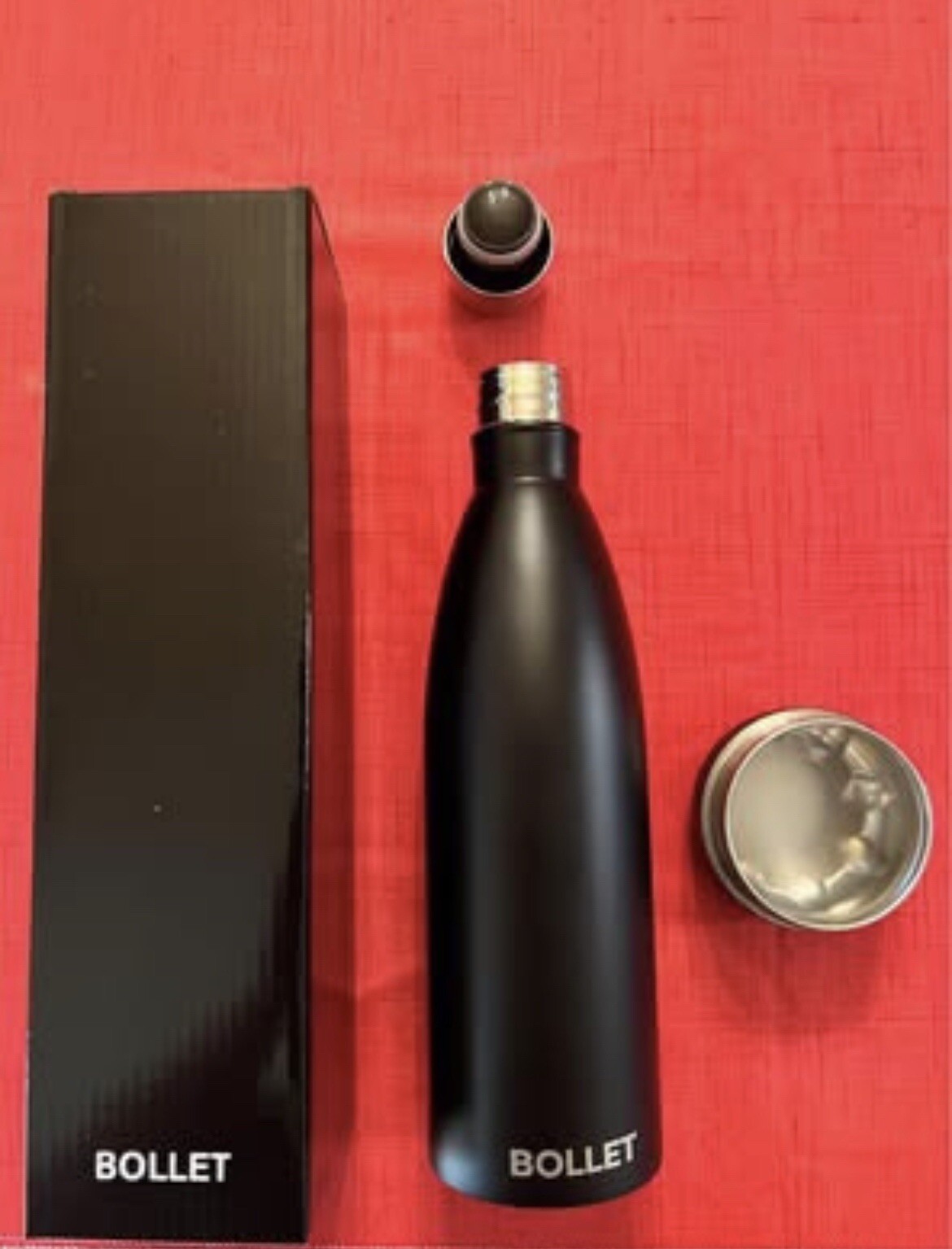 Stainless Steel water bottle with hidden compartment