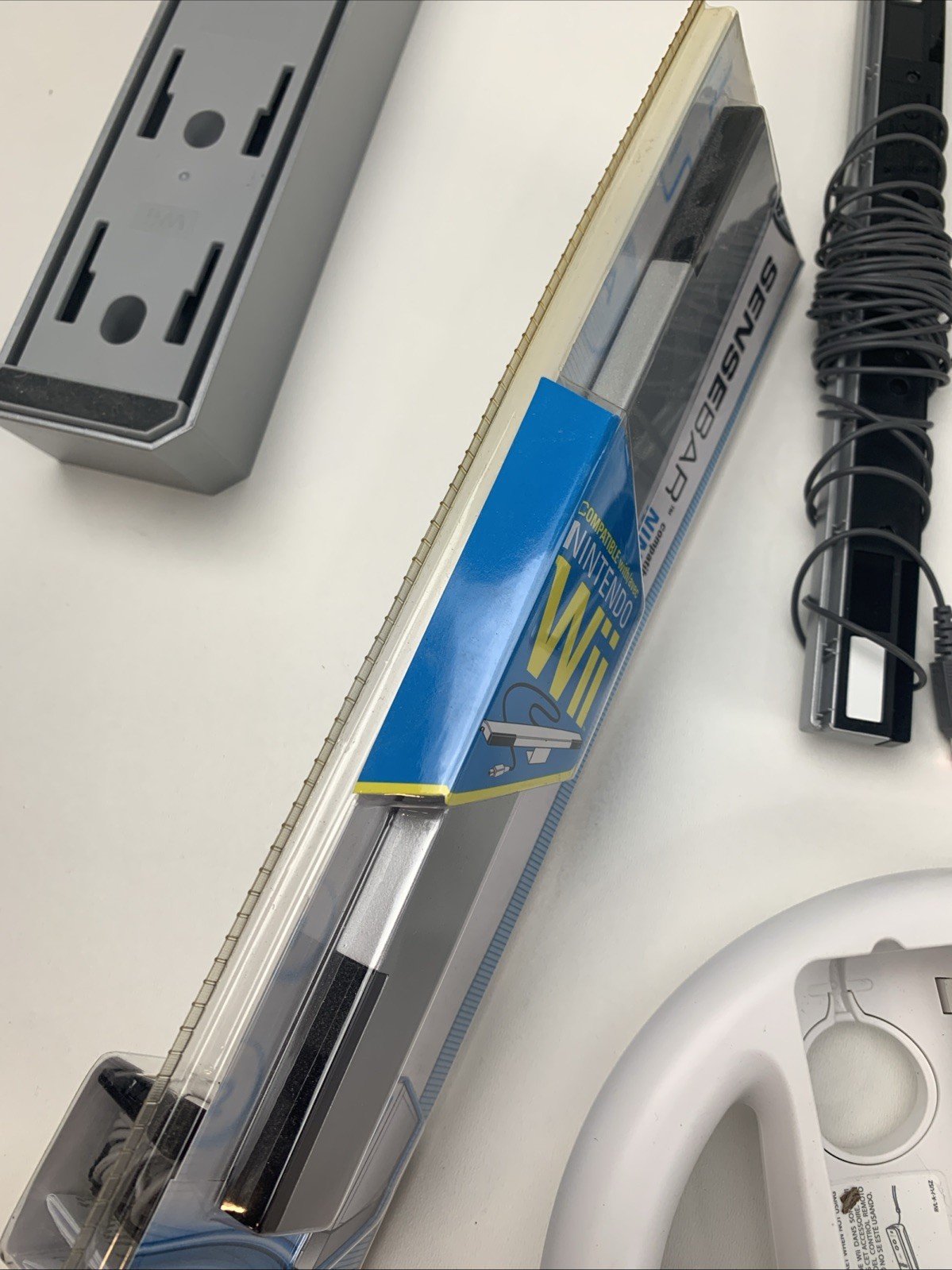 Lot of Nintendo Wii Accessories - Controllers Sensor Bars Power Cable- See Photo