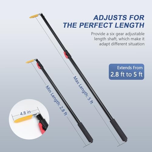 5FT Pickup Truck Cargo Retrieval,Multi-Use Cargo Retriever,Telescopic Common