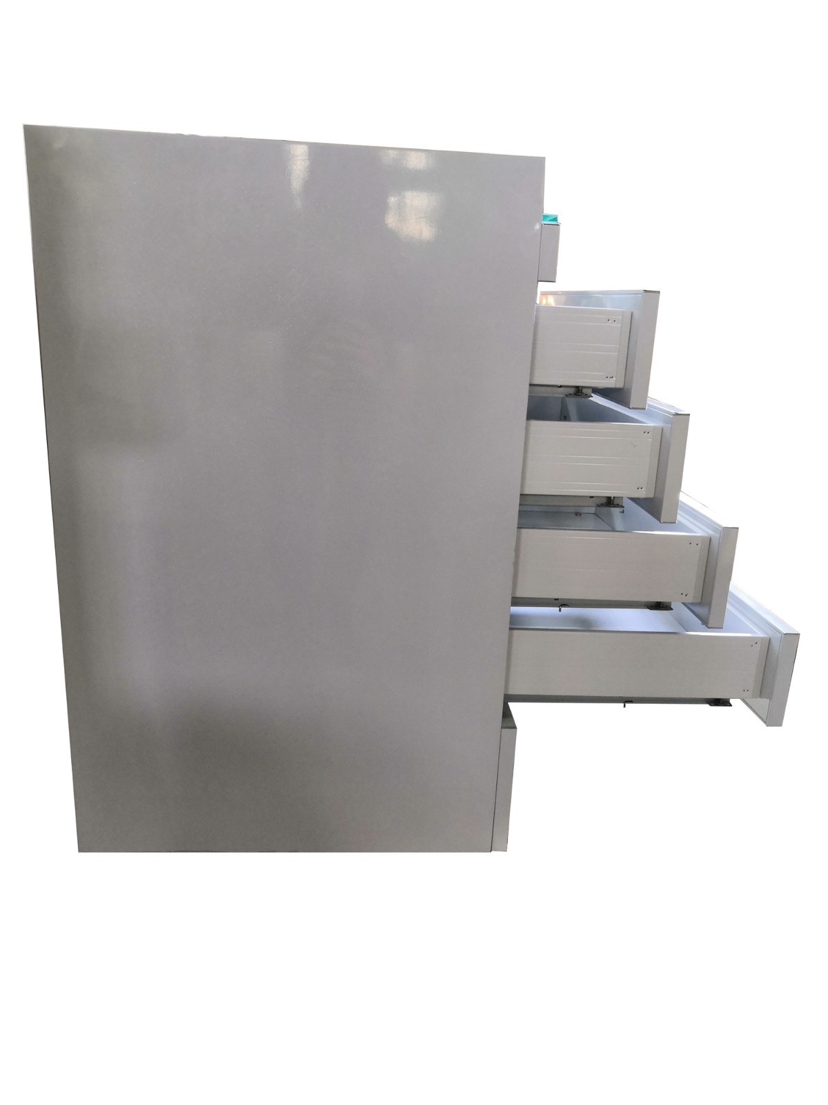 Five Drawers Office Assistant's Mobile storage Cabinet with Two Partition Trays
