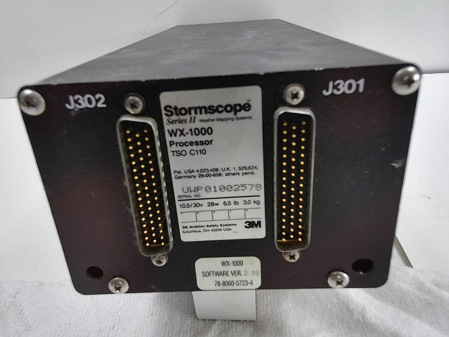 Stormscope WX-1000+ TSO-C110 3M 78-8060-5723-4