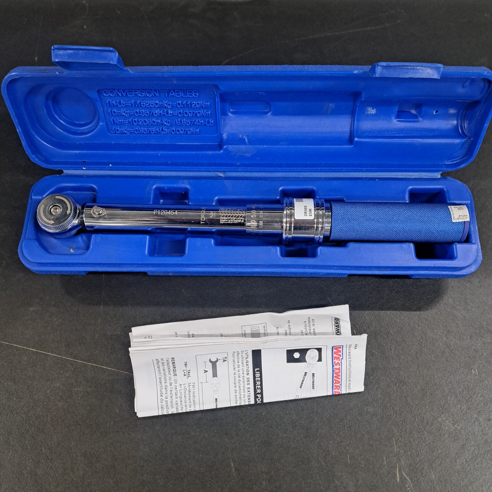 Westward 10L419A 40/200 in-lb 3/8 Micrometer Torque Wrench, PERFECT CONDITION